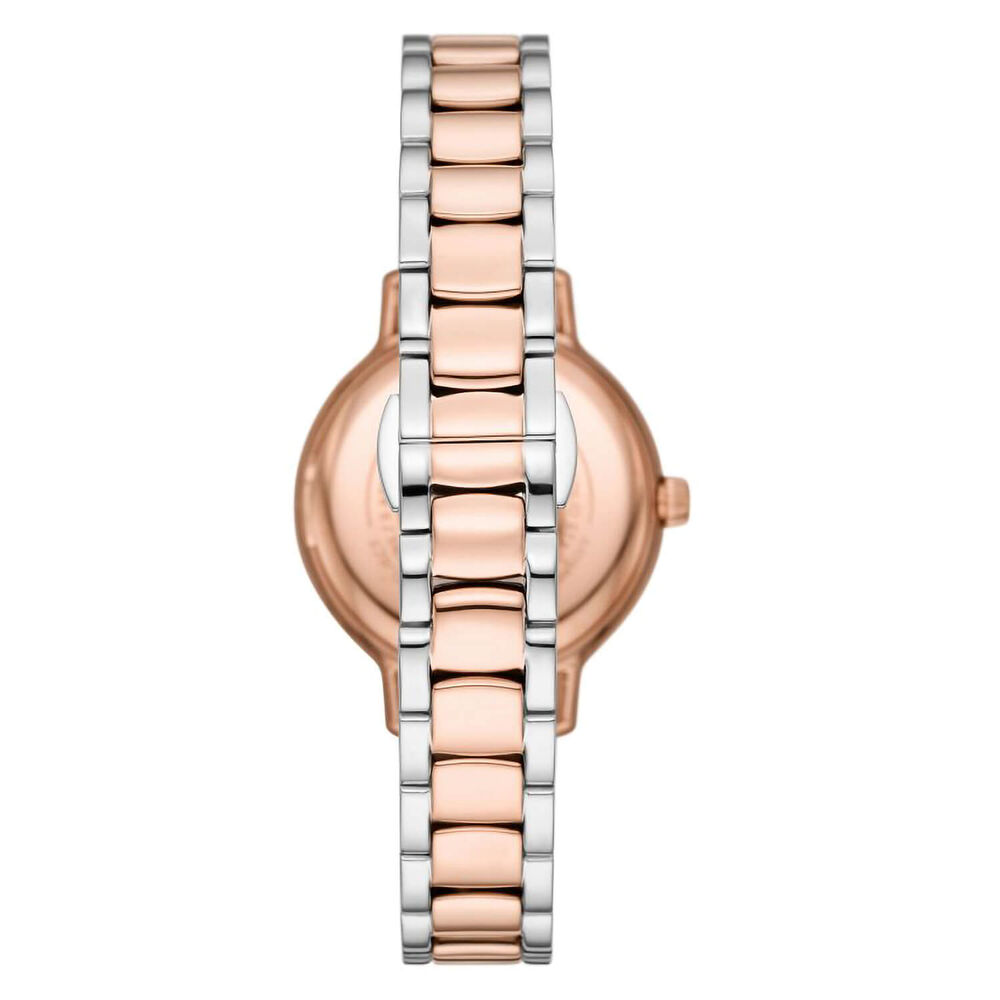 Emporio Armani Cleo 32mm Cubic Zirconia Rose Gold Case & Bracelet Watch