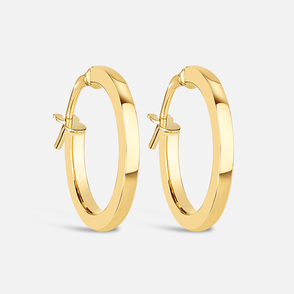9ct Gold Hoop Earrings