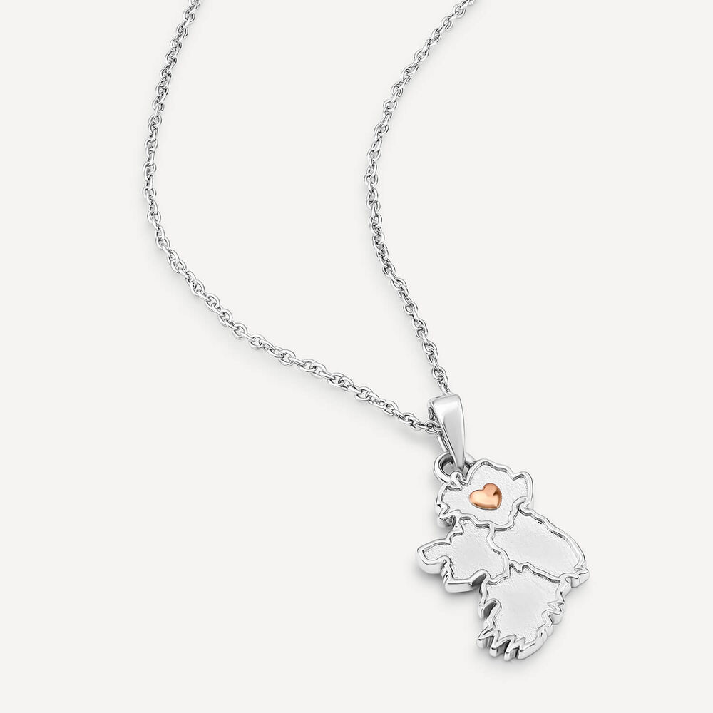 My Heart Belongs to Ulster Sterling Silver Pendant image number 3