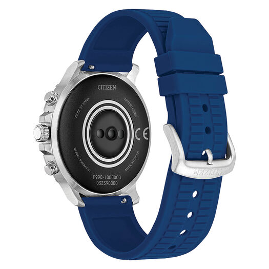 Citizen CZ Smart Full Colour Touchscreen Steel Case Blue Silicone Strap Watch