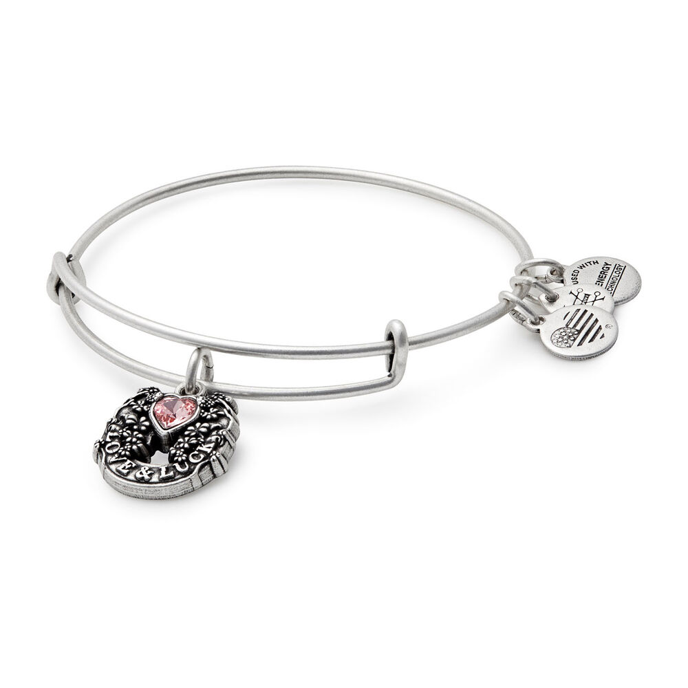 Alex and Ani Rafaelian Silver Fortune's Favour Bangle image number 0