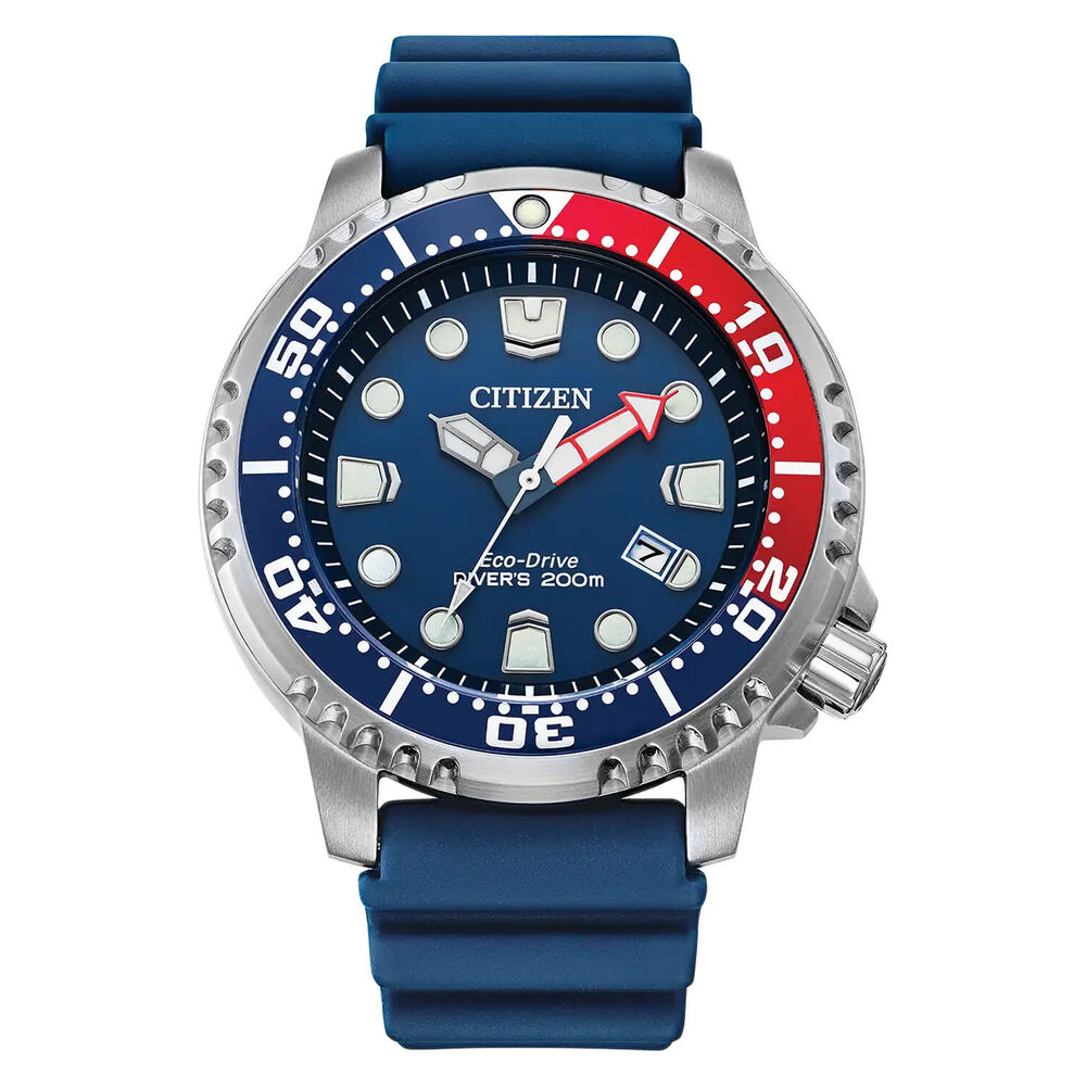 Citizen Promaster Dive Blue Dial Blue Strap Watch image number 0