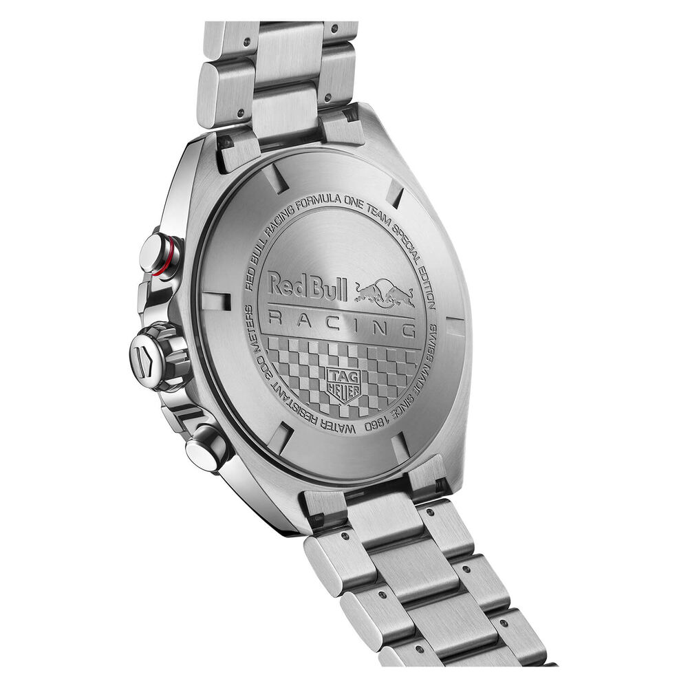 TAG Heuer Formula 1 Chronograph x Red Bull Racing 43mm Blue Dial Stainless Steel Bracelet Watch image number 4