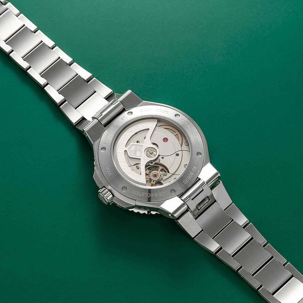 Oris Aquis Date Calibre 400 43.5mm Green Dial Stainless Steel Bracelet Watch image number 3