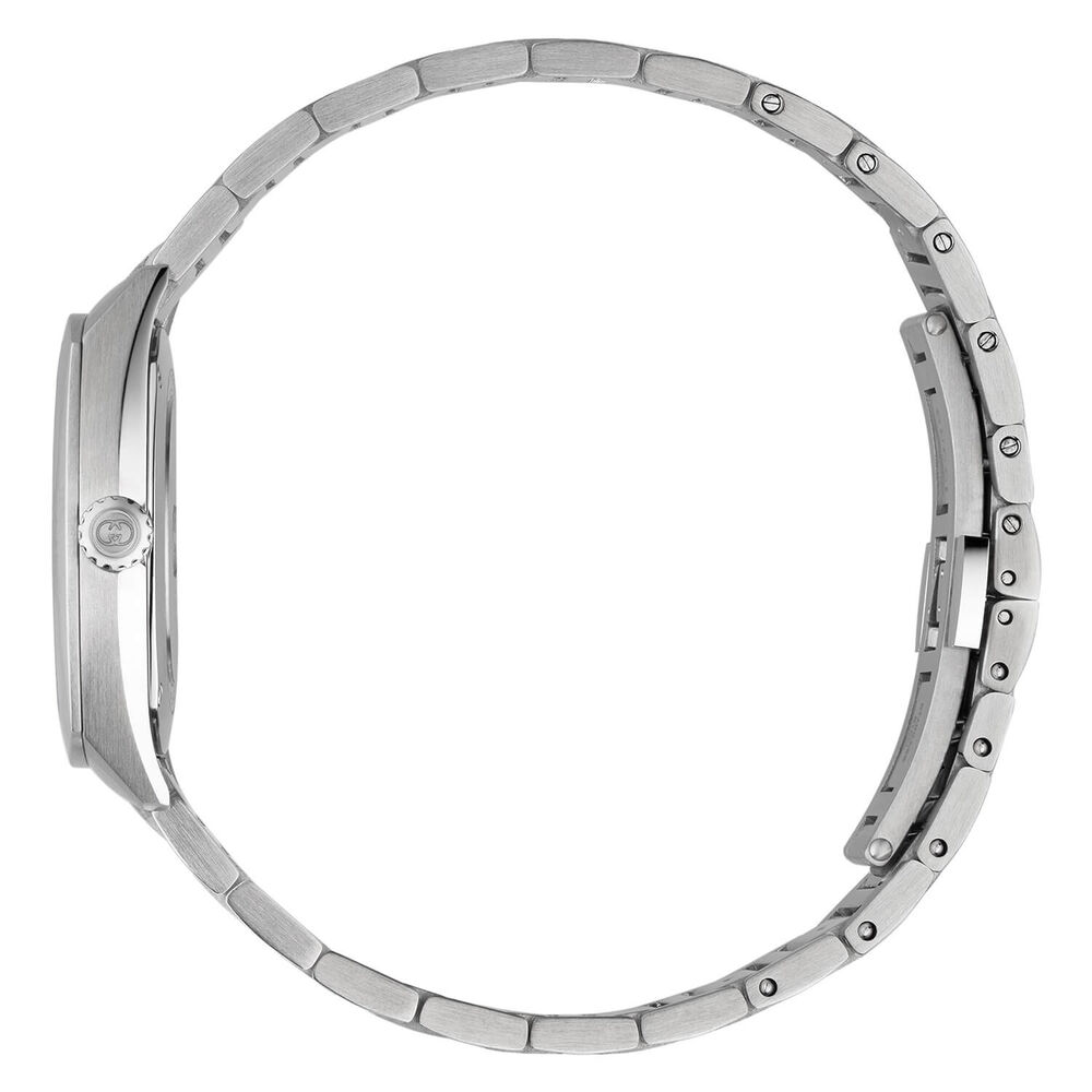 Gucci Interlocking 29mm Pink Dial Diamond Dots Steel Bracelet Watch