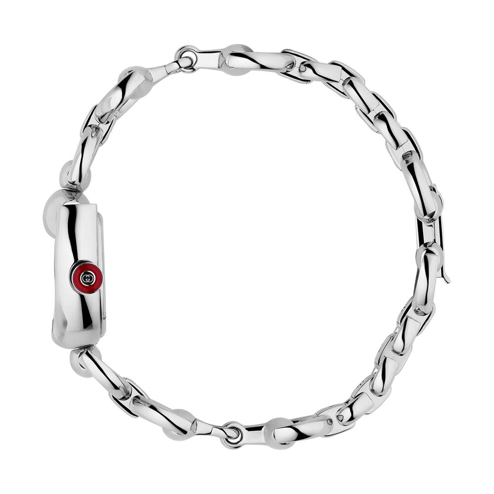 Gucci Horsebit 27x25mm Silver Dial Steel Bracelet Watch