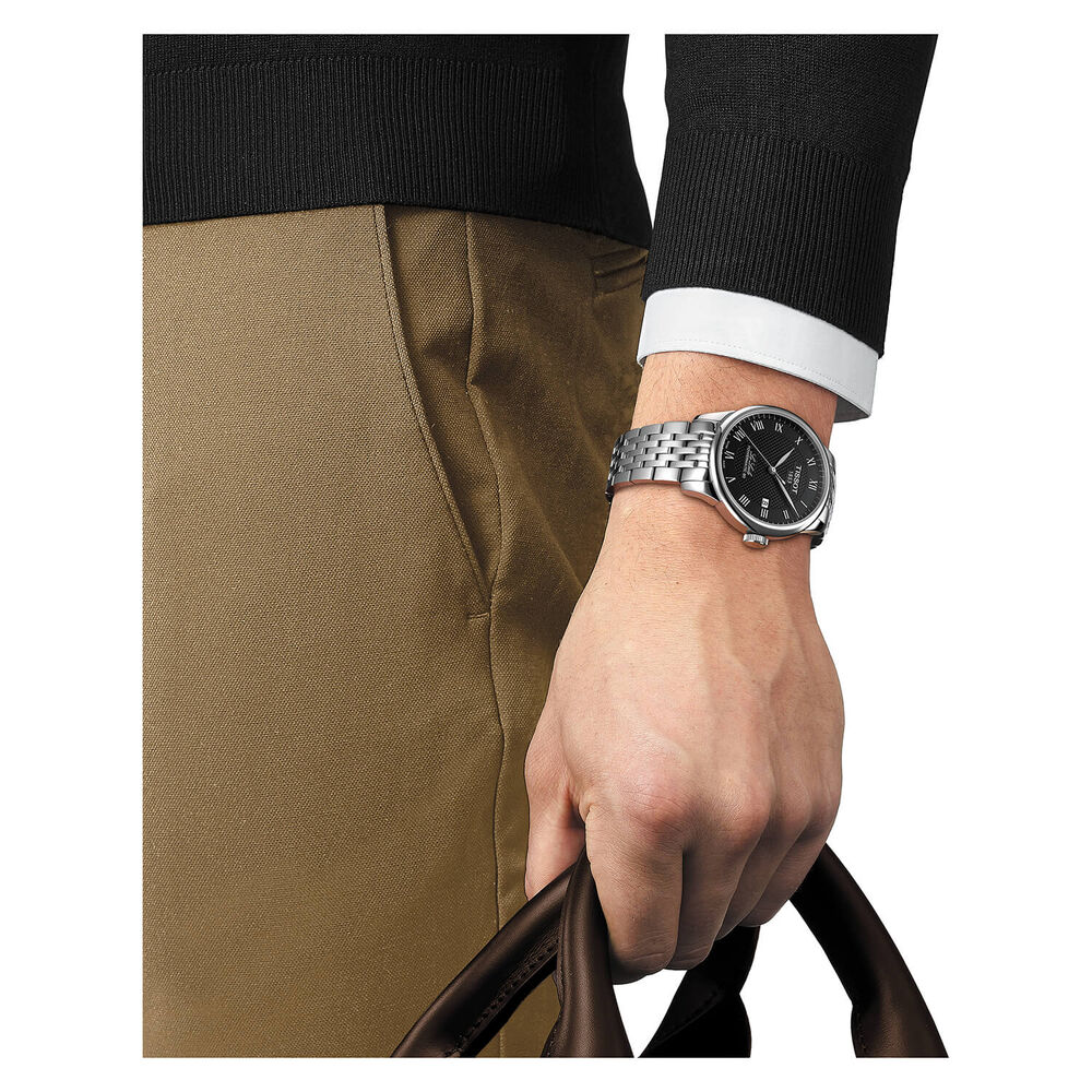 Tissot T-Classic Le Locle Powermatic 80 Black Stainless-Steel watch image number 1