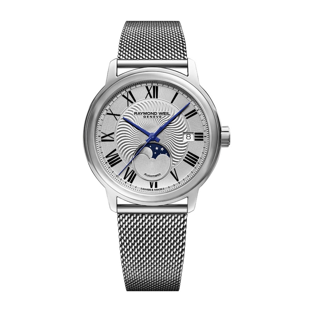 Raymond Weil Maestro Moonphase Steel 40mm Men's Watch image number 0