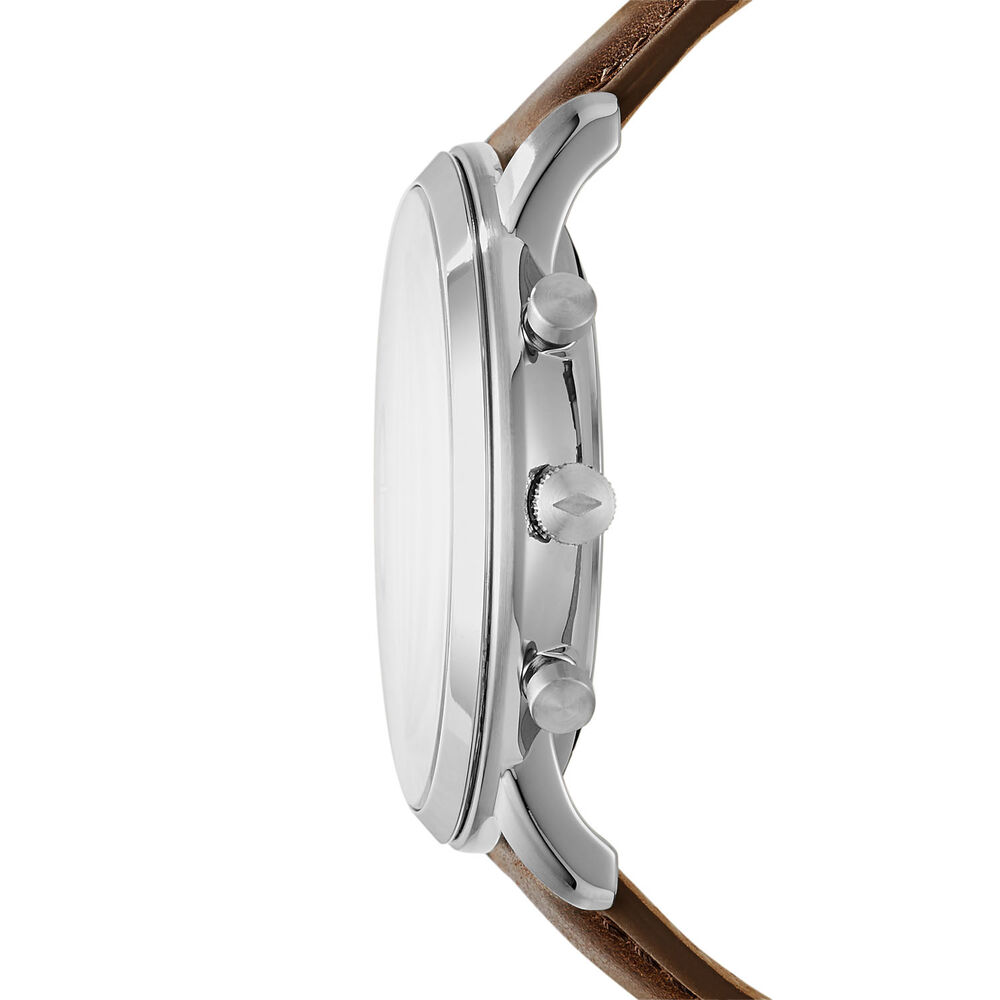 Fossil Neutra Off-White Dial Chronograph Men's Watch image number 1