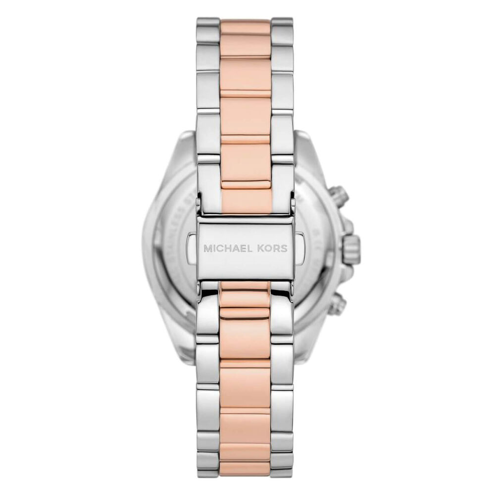 Michael Kors Bradshaw Mini 36mm Steel & Rose Gold Plated Watch image number 1