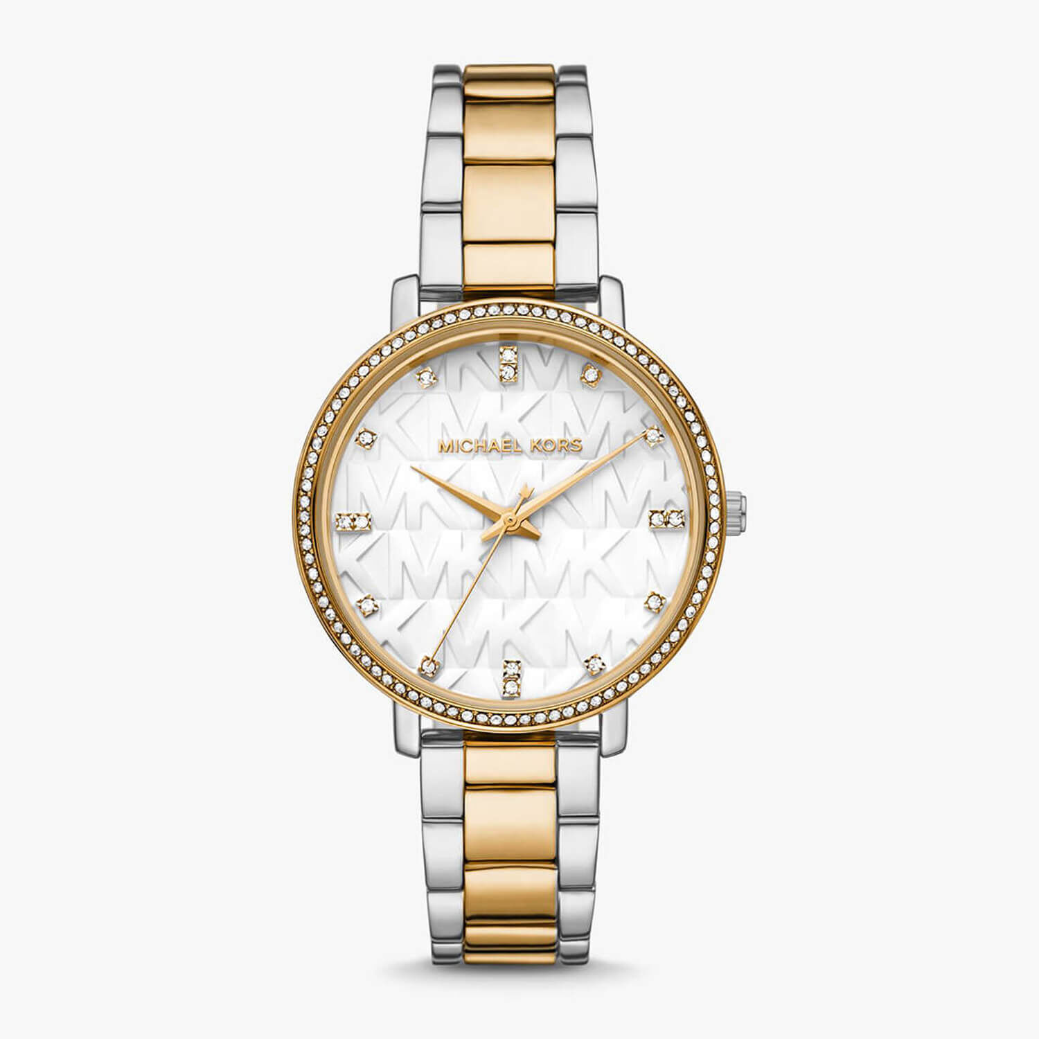 Mk white gold watch sale