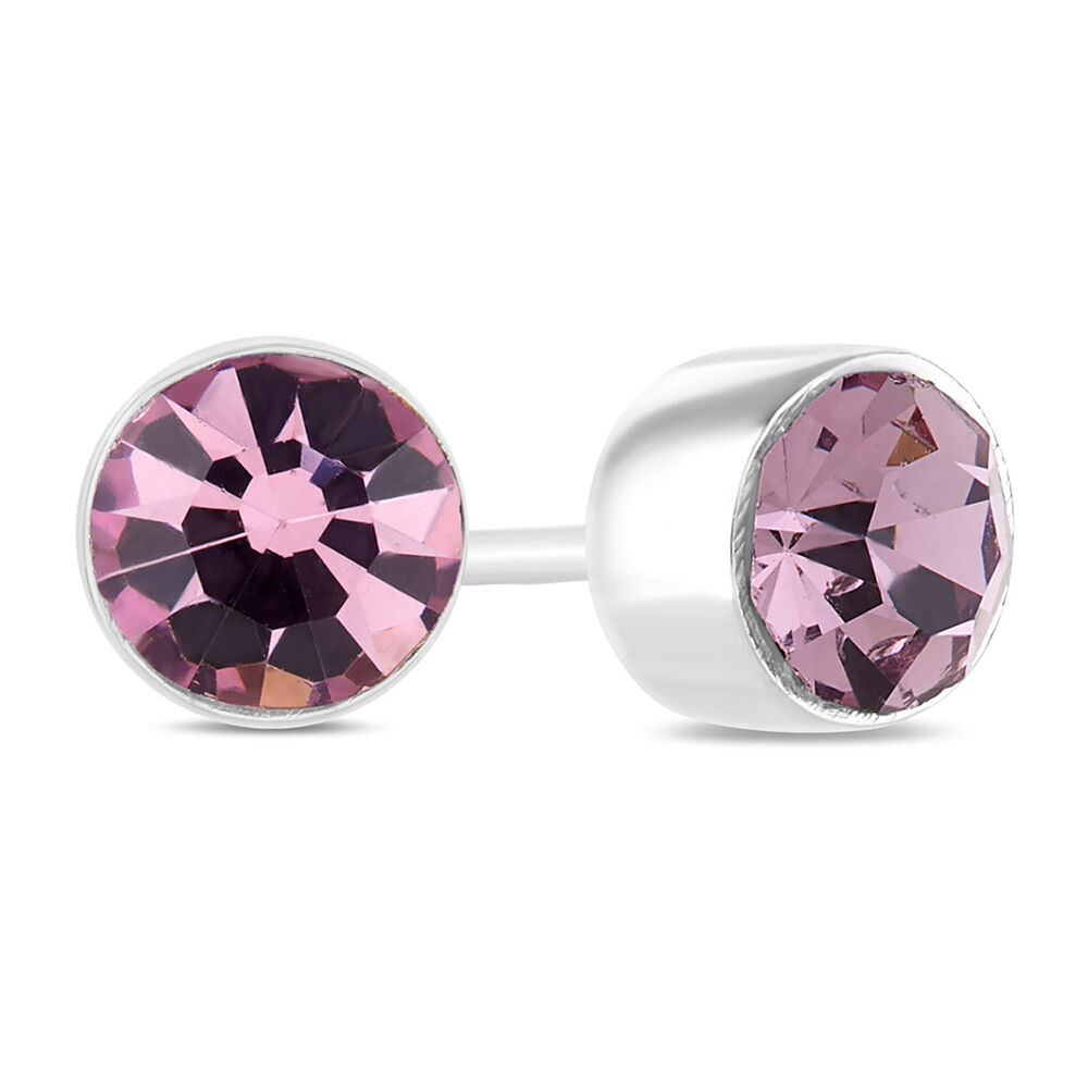 Little Treasure June Birthstone Children's Earrings image number 2