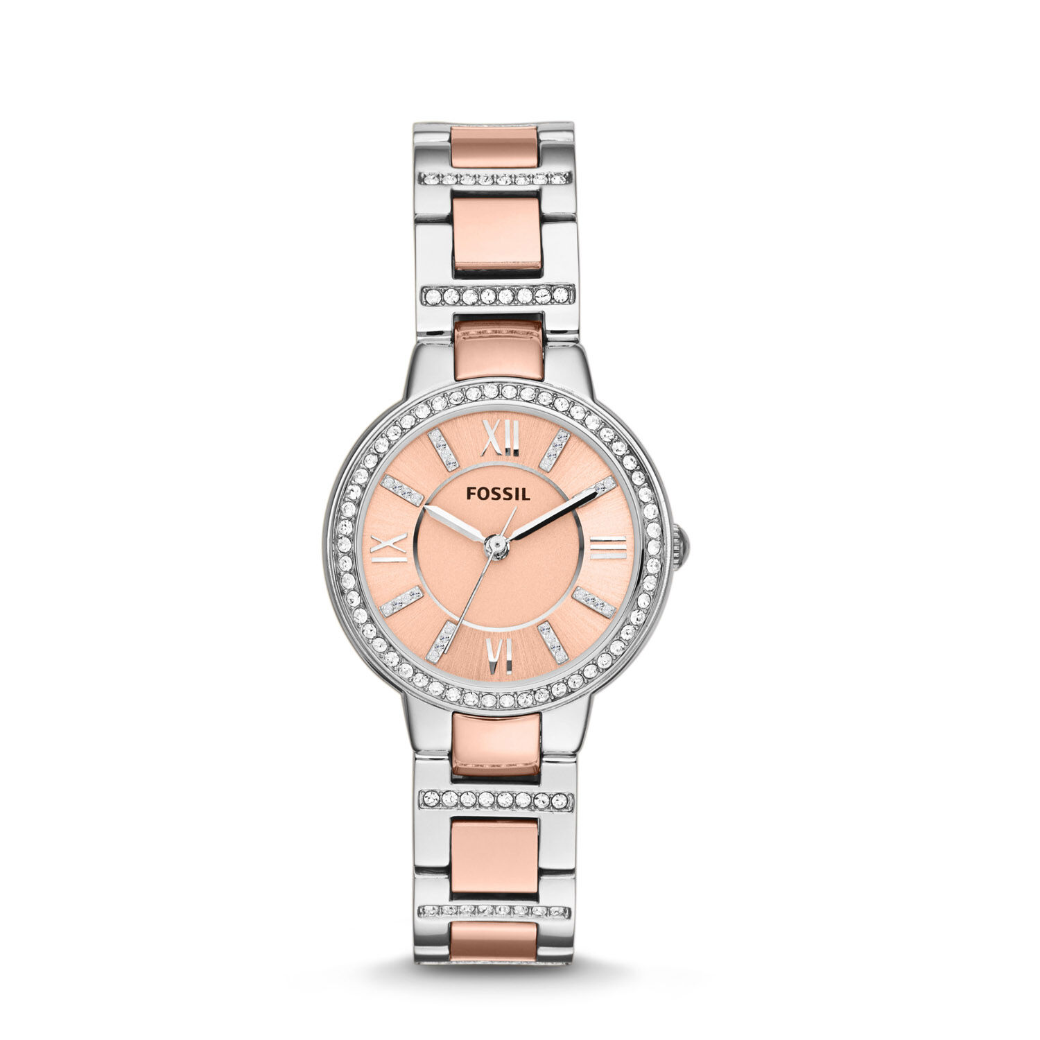 Fossil q virginia rose gold best sale