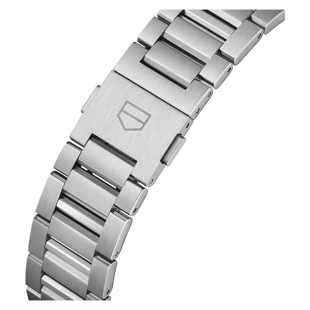 TAG Heuer Carerra 44mm Chronograph Black Dial Steel Bracelet Watch image number 3
