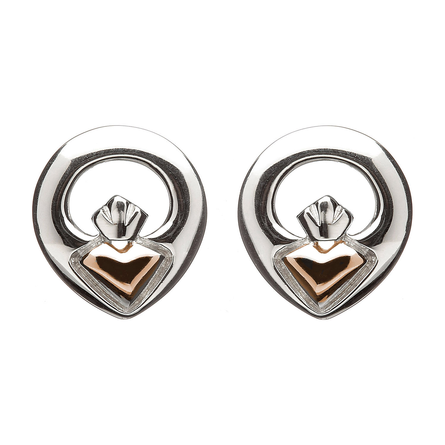 Claddagh earring studs new arrivals