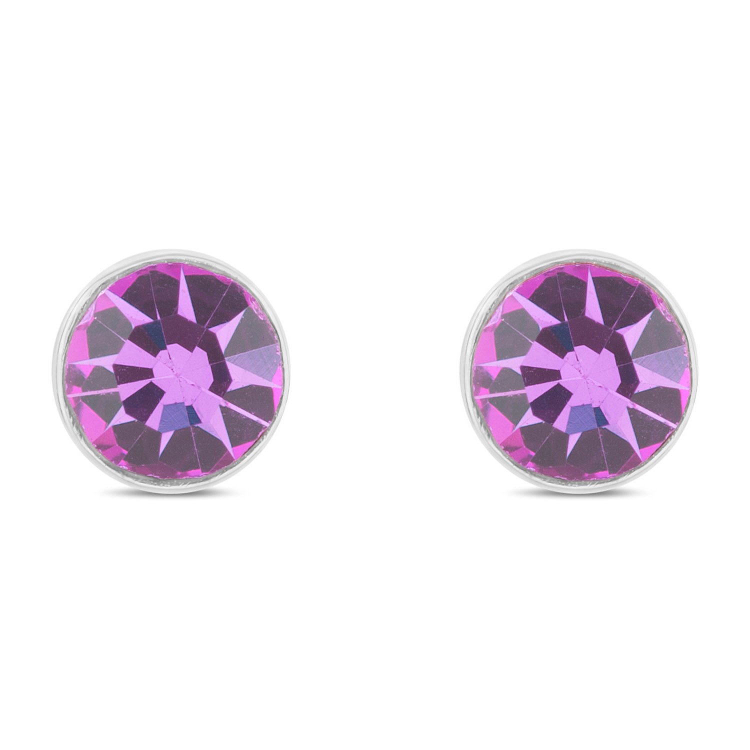 Little Treasure February Birthstone Children’s Earrings