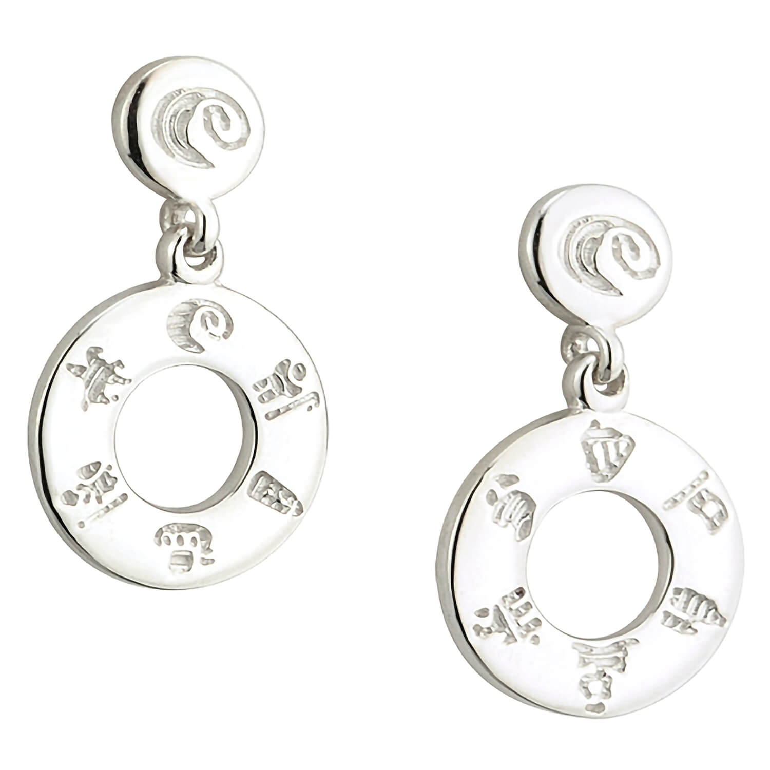 History of Ireland Doughnut Drop Earrings