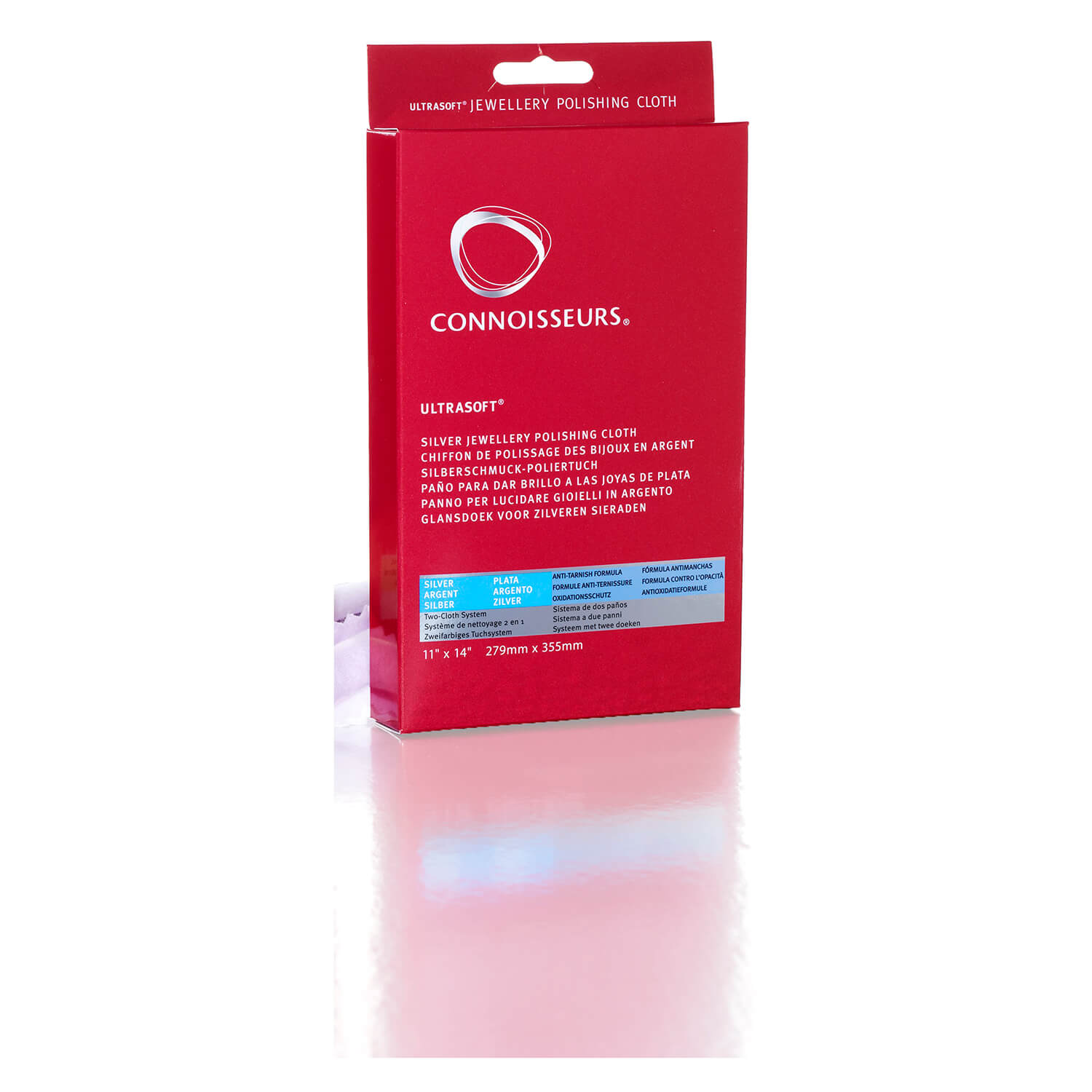 Connoisseurs Ultra Soft Silver Jewellery Polishing Cloth