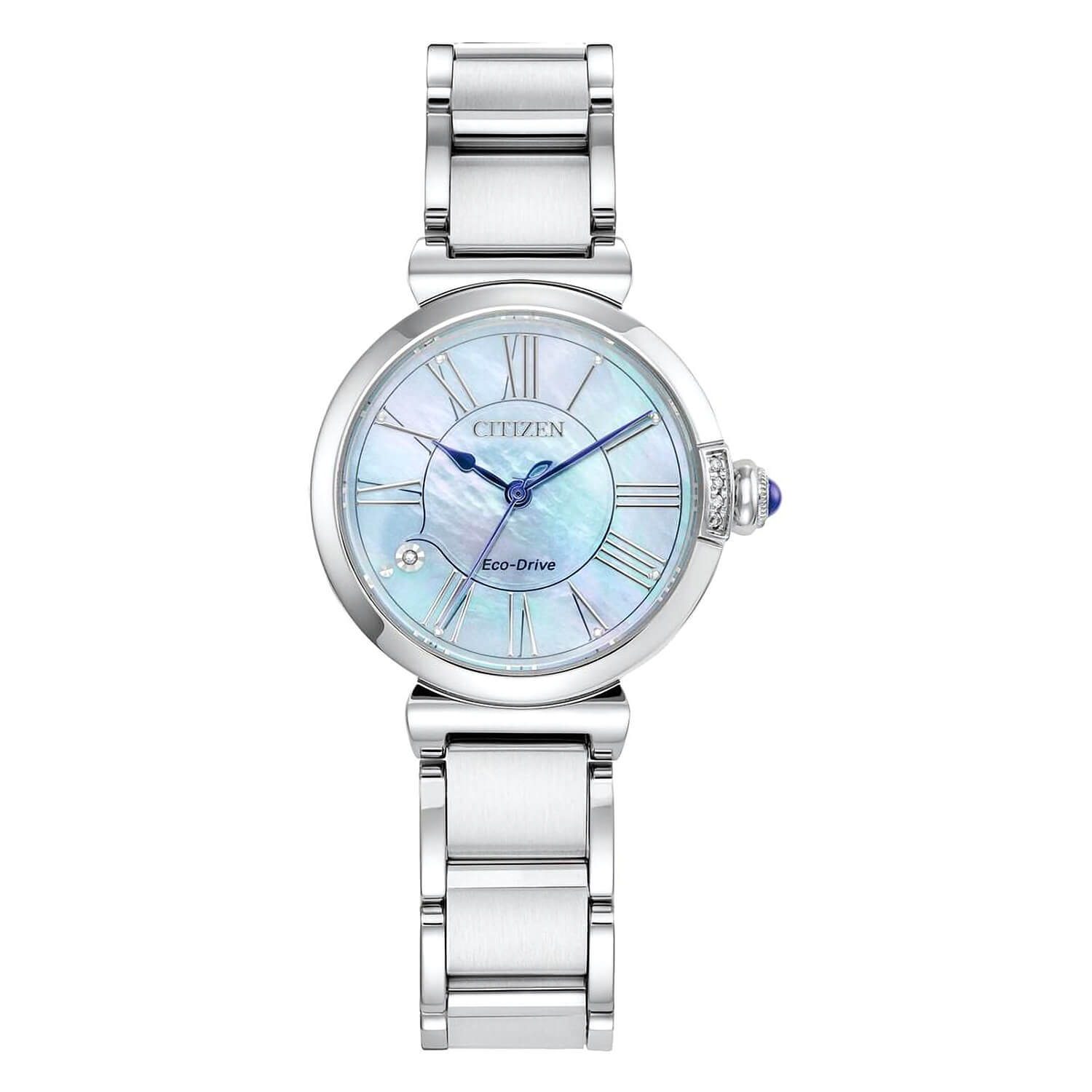 Citizen L Mae 29.5mm Pearlised Dial Steel Case Bracelet Watch